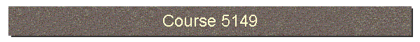 Course 5149