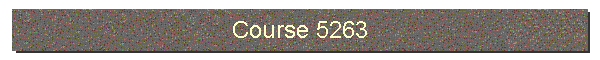 Course 5263