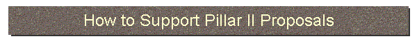 How to Support Pillar II Proposals